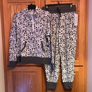 Leopard Print Workout Set